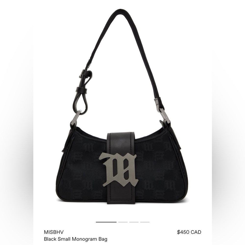 MISBHV - Black Small Monogram Bag